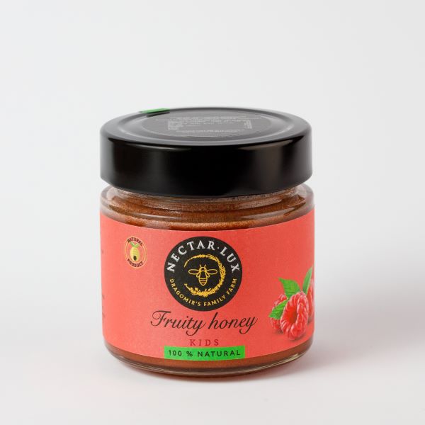 Featured image for “Fruity Honey - Miere + Zmeură Liofilizată”